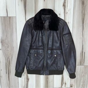 Wilson’s Leather Bomber Jacket Size XL